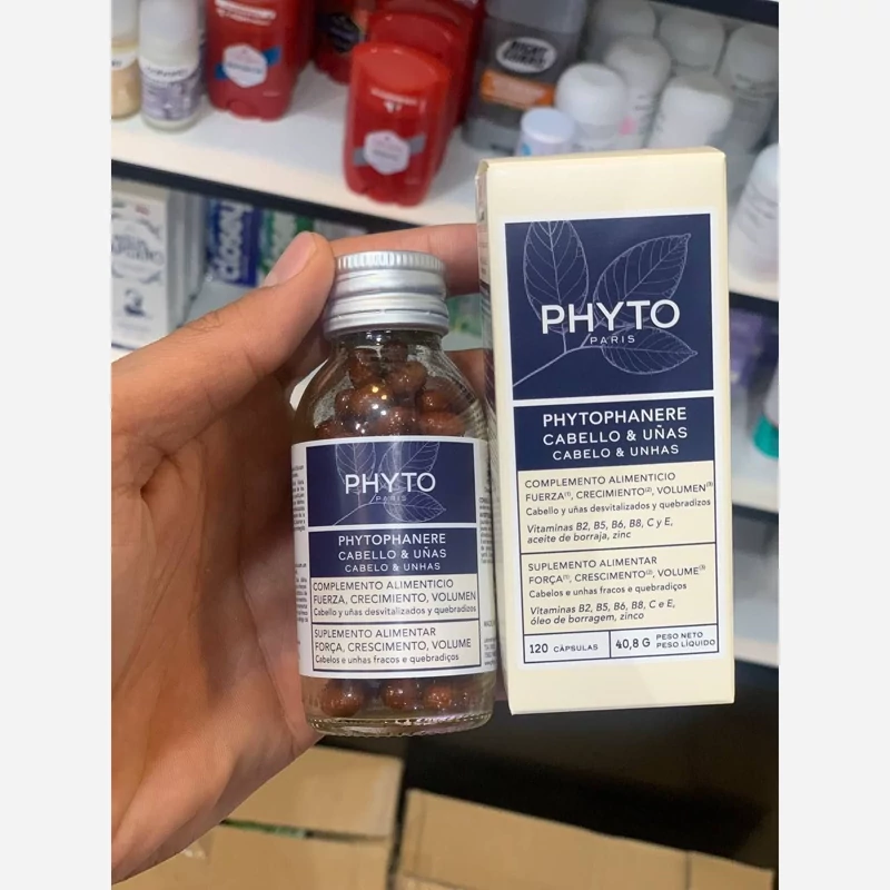 کپسول تقویت مو و ناخن فیتو (Phyto) ضد ریزش و رشد مو 120 عددی اصل