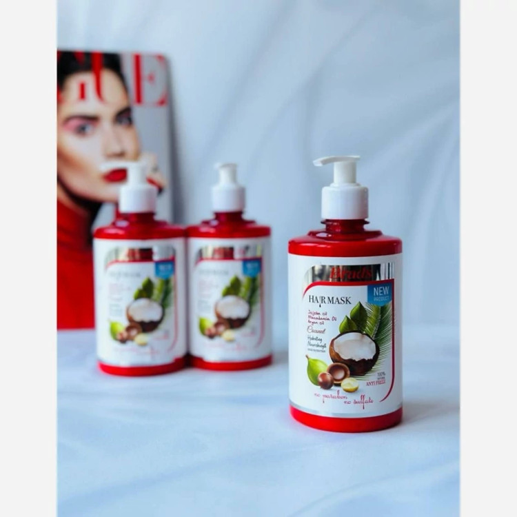 ماسک داخل حمام بردس حاوی روغن جوجوبا وارگان وماکادمیا