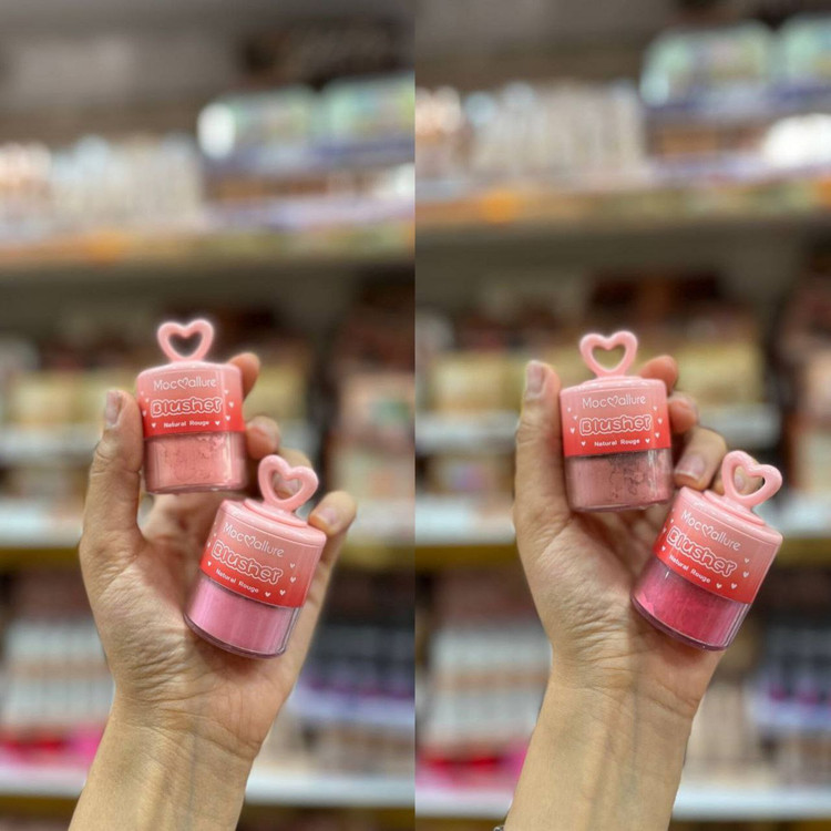 رژگونه پد دار پودری